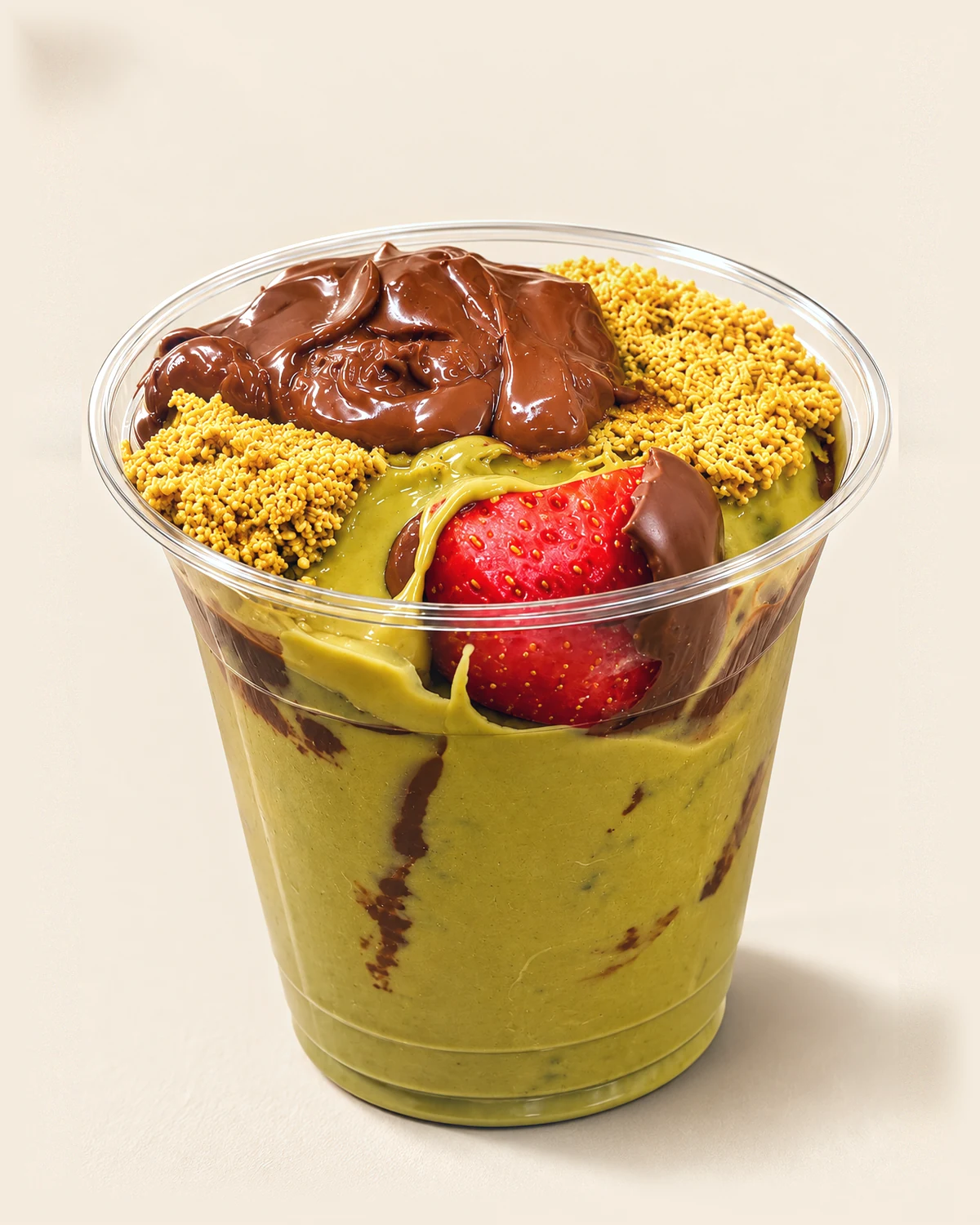 Nabil's viral Dubai strawberry cup with kataifi, milk chocolate and strawberries